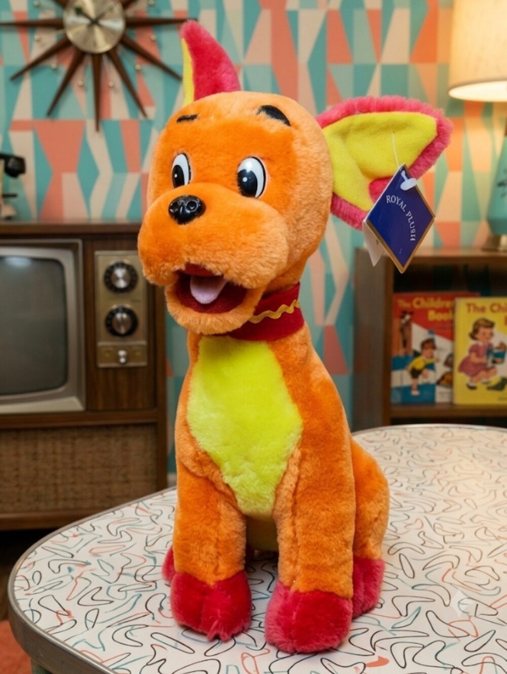 Retro Plush Puppy Dog